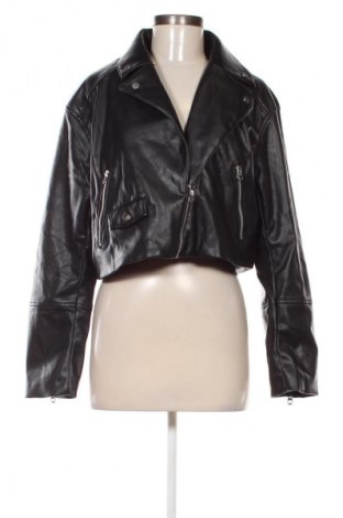Női bőrdzseki H&M Divided, Méret M, Szín Fekete, Ár 15 669 Ft