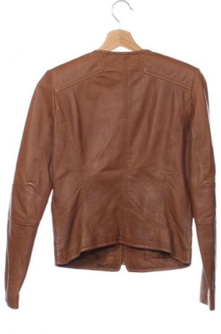 Damen Lederjacke Mango, Größe XS, Farbe Braun, Preis 41,63 €