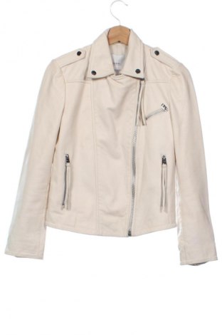 Geacă de piele pentru femei Mango, Mărime XS, Culoare Alb, Preț 224,66 Lei