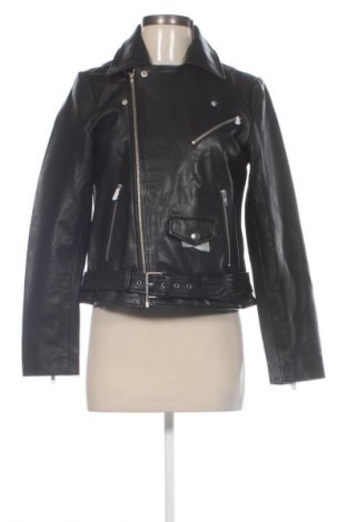 Damen Lederjacke Pieces, Größe S, Farbe Schwarz, Preis 142,99 €