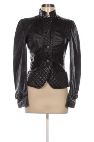 Geacă de piele pentru femei Zara, Mărime S, Culoare Negru, Preț 303,99 Lei