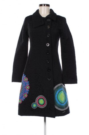 Damski płaszcz Desigual, Rozmiar S, Kolor Czarny, Cena 355,81 zł