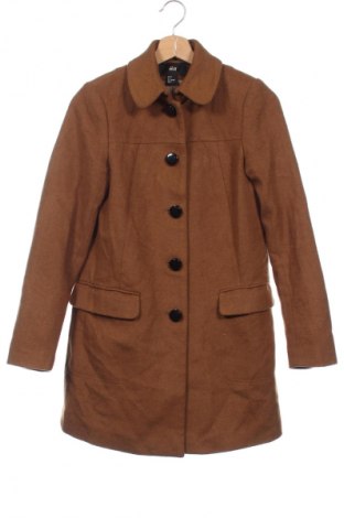 Dámský kabát  H&M, Velikost XS, Barva Hnědá, Cena  469,00 Kč