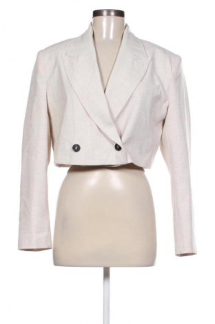 Damen Blazer Bershka, Größe S, Farbe Ecru, Preis € 13,99