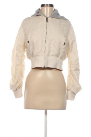 Geacă de femei Bershka, Mărime S, Culoare Ecru, Preț 59,99 Lei