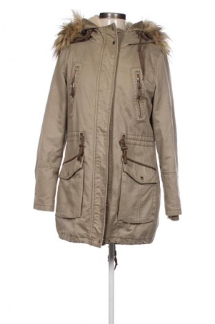 Γυναικείο μπουφάν Bershka, Μέγεθος M, Χρώμα  Μπέζ, Τιμή 41,99 €