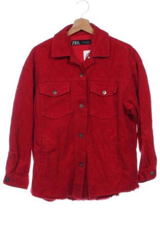 Дамско яке Zara, Размер XS, Цвят Червен, Цена 48,99 лв.