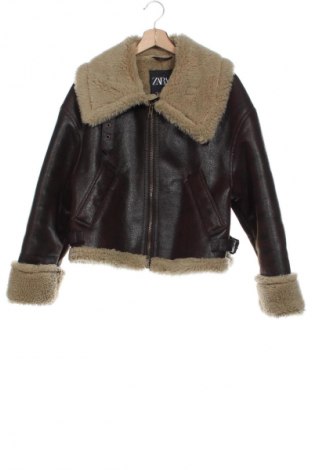 Γυναικείο μπουφάν Zara, Μέγεθος XS, Χρώμα Καφέ, Τιμή 55,29 €