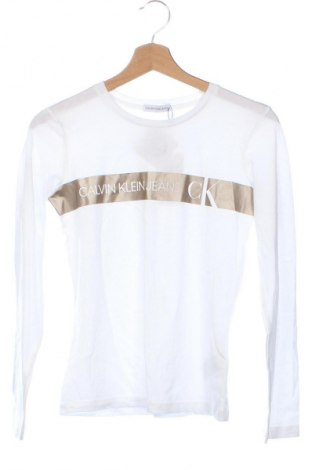 Dětská halenka  Calvin Klein Jeans, Velikost 13-14y/ 164-168 cm, Barva Bílá, Cena  719,00 Kč