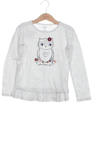 Dziecięca bluzka Carter's, Rozmiar 5-6y/ 116-122 cm, Kolor Szary, Cena 27,59 zł