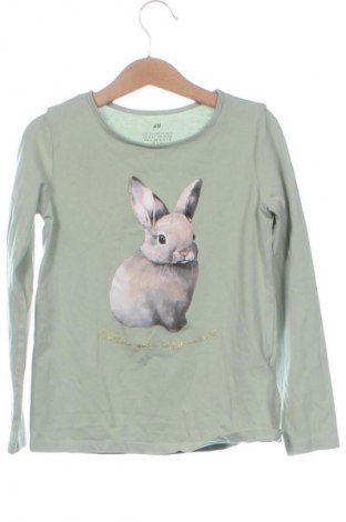 Detská blúzka  H&M, Veľkosť 5-6y/ 116-122 cm, Farba Zelená, Cena  6,00 €
