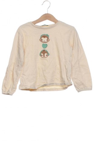 Παιδική μπλούζα United Colors Of Benetton, Μέγεθος 4-5y/ 110-116 εκ., Χρώμα  Μπέζ, Τιμή 14,99 €
