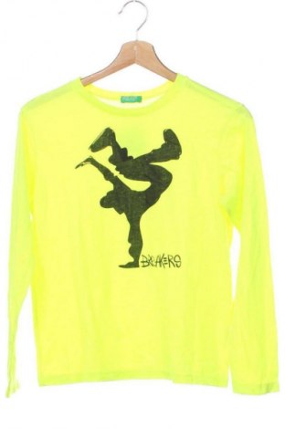 Παιδική μπλούζα United Colors Of Benetton, Μέγεθος 10-11y/ 146-152 εκ., Χρώμα Πράσινο, Τιμή 6,99 €