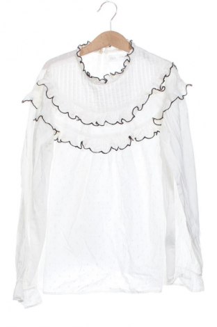 Детска блуза Zara, Размер 10-11y/ 146-152 см, Цвят Бял, Цена 23,68 лв.