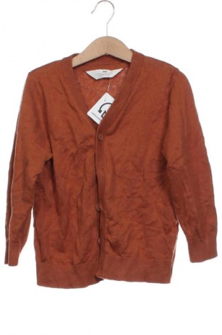 Kinder Strickjacke H&M, Größe 4-5y/ 110-116 cm, Farbe Braun, Preis 11,99 €