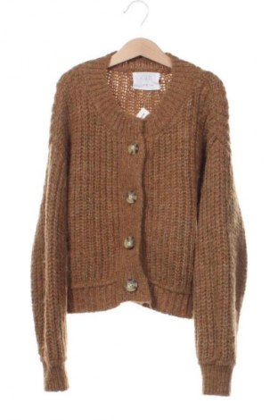 Детска жилетка Zara, Размер 10-11y/ 146-152 см, Цвят Кафяв, Цена 15,14 лв.