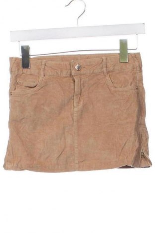 Fustă pentru copii Zara Kids, Mărime 8-9y/ 134-140 cm, Culoare Bej, Preț 47,99 Lei