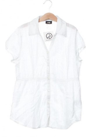 Kinderhemd H&M, Größe 14-15y/ 168-170 cm, Farbe Weiß, Preis 6,99 €