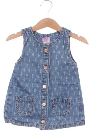 Dětské šaty  F&F, Velikost 6-9m/ 68-74 cm, Barva Modrá, Cena  229,00 Kč