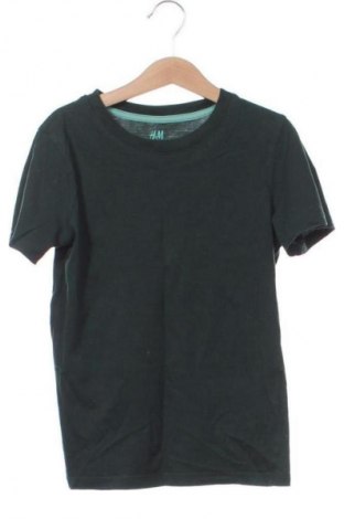 Детска тениска H&M, Размер 6-7y/ 122-128 см, Цвят Зелен, Цена 12,00 лв.