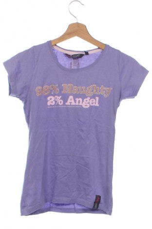 Dziecięcy T-shirt Unbranded, Rozmiar 7-8y/ 128-134 cm, Kolor Fioletowy, Cena 27,59 zł