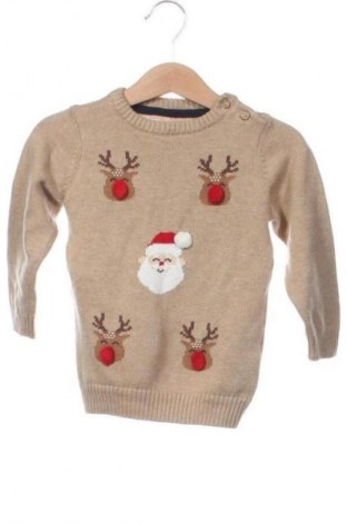 Kinderpullover C&A, Größe 12-18m/ 80-86 cm, Farbe Braun, Preis 6,99 €