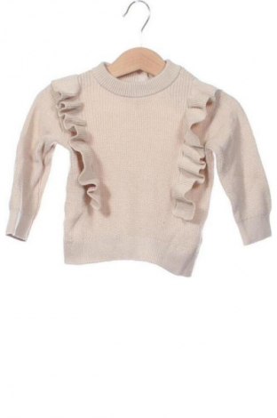 Kinderpullover H&M, Größe 3-6m/ 62-68 cm, Farbe Beige, Preis 8,62 €