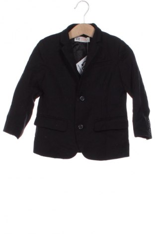 Kindersakko H&M, Größe 18-24m/ 86-98 cm, Farbe Schwarz, Preis 10,99 €