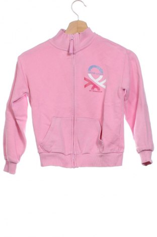 Dziecięca sportowa bluza United Colors Of Benetton, Rozmiar 8-9y/ 134-140 cm, Kolor Różowy, Cena 39,99 zł
