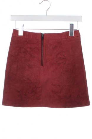 Fustă de piele Gina Tricot, Mărime XS, Culoare Roșu, Preț 243,84 Lei