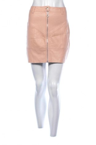 Fustă de piele River Island, Mărime S, Culoare Maro, Preț 62,99 Lei
