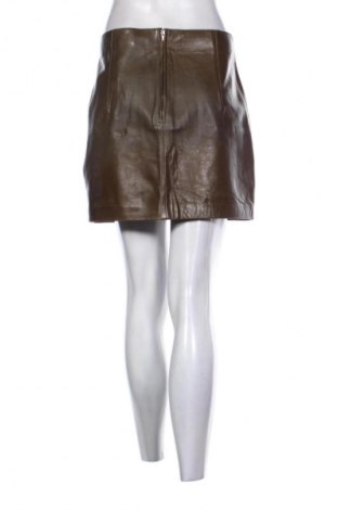 Δερμάτινη φούστα Zara, Μέγεθος XL, Χρώμα Πράσινο, Τιμή 82,46 €