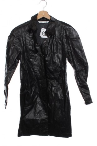 Kožené šaty  Zara, Veľkosť XS, Farba Čierna, Cena  15,95 €