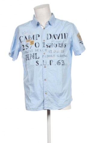 Herrenhemd Camp David, Größe M, Farbe Blau, Preis € 21,48