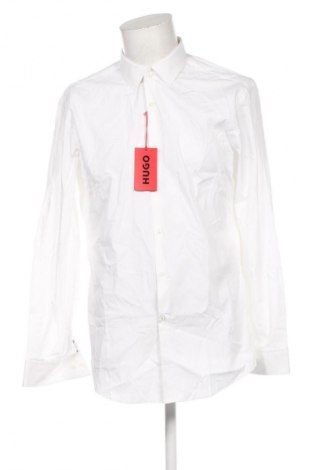 Męska koszula Hugo Boss, Rozmiar XL, Kolor Biały, Cena 624,99 zł