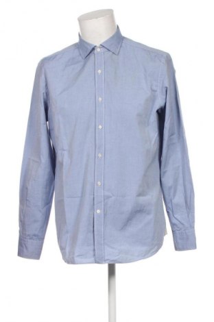 Мъжка риза Massimo Dutti, Размер XL, Цвят Син, Цена 49,38 лв.