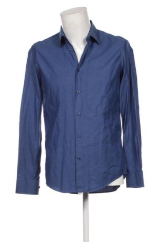 Herrenhemd Theo Wormland, Größe M, Farbe Blau, Preis € 17,14