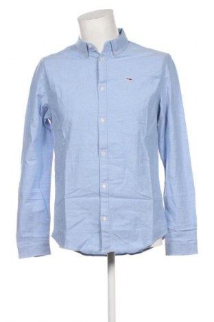 Férfi ing Tommy Jeans, Méret L, Szín Kék, Ár 37 689 Ft