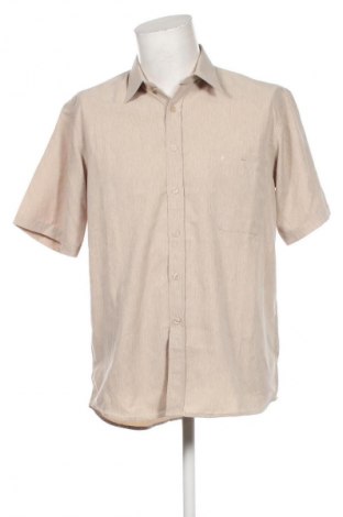 Herrenhemd Unbranded, Größe M, Farbe Beige, Preis € 14,83