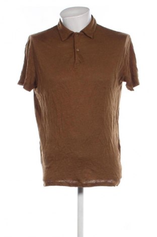 Męski T-shirt Bruun & Stengade, Rozmiar M, Kolor Brązowy, Cena 113,00 zł