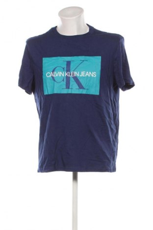 Herren T-Shirt Calvin Klein Jeans, Größe L, Farbe Blau, Preis € 23,99