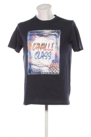 Herren T-Shirt Cavalli Class, Größe L, Farbe Blau, Preis € 58,31