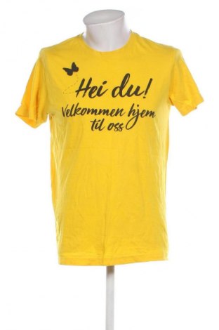 Męski T-shirt Clique, Rozmiar L, Kolor Żółty, Cena 44,77 zł