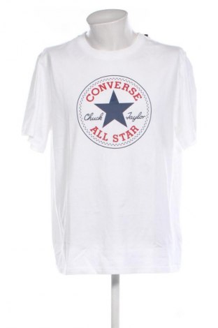Męski T-shirt Converse, Rozmiar XL, Kolor Biały, Cena 203,99 zł