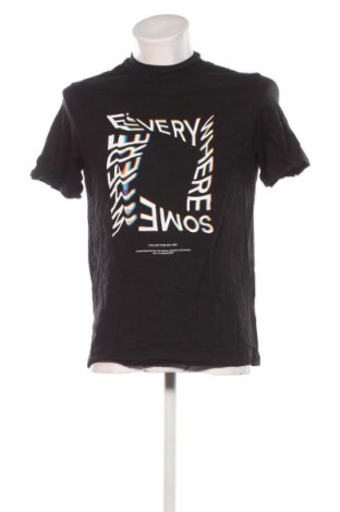 Tricou de bărbați H&M, Mărime M, Culoare Negru, Preț 64,99 Lei