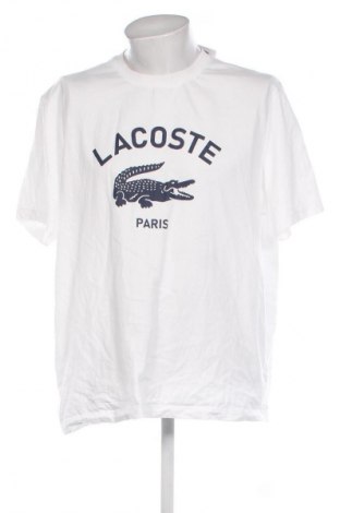 Męski T-shirt Lacoste, Rozmiar XXL, Kolor Biały, Cena 134,99 zł