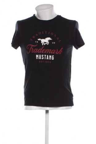 Ανδρικό t-shirt Mustang, Μέγεθος L, Χρώμα Μαύρο, Τιμή 17,44 €