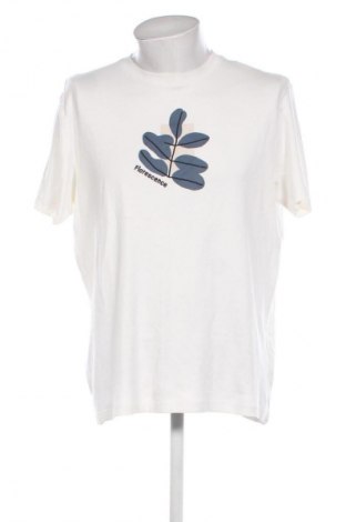 Męski T-shirt Reserved, Rozmiar L, Kolor ecru, Cena 35,20 zł