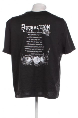 Tricou de bărbați SHEIN, Mărime XXL, Culoare Negru, Preț 64,99 Lei