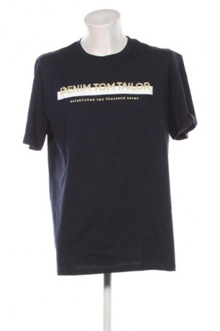 Męski T-shirt Tom Tailor, Rozmiar XXL, Kolor Niebieski, Cena 111,99 zł